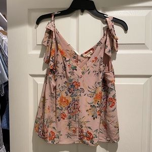 Rebecca Taylor Sleeveless floral top. Size 8